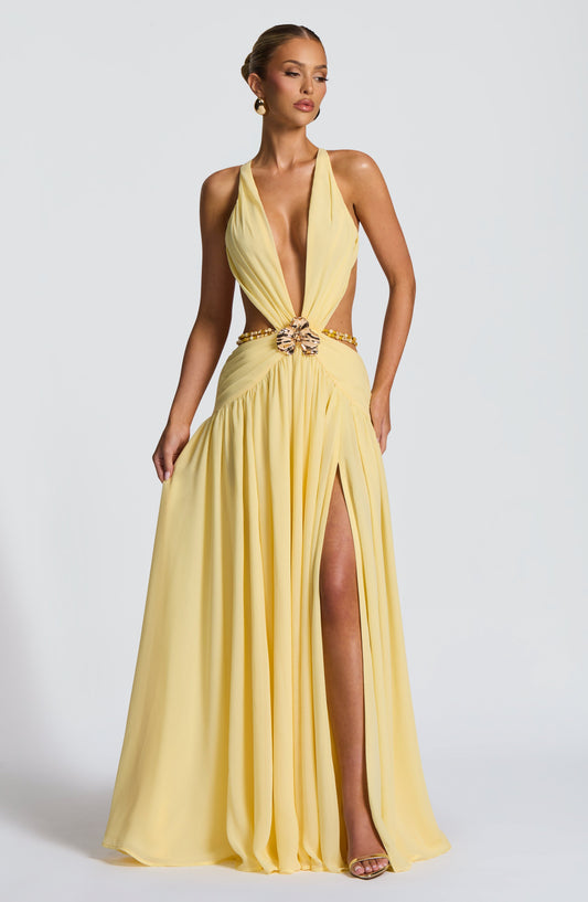 Vestidos Maxi Indiana - Limón