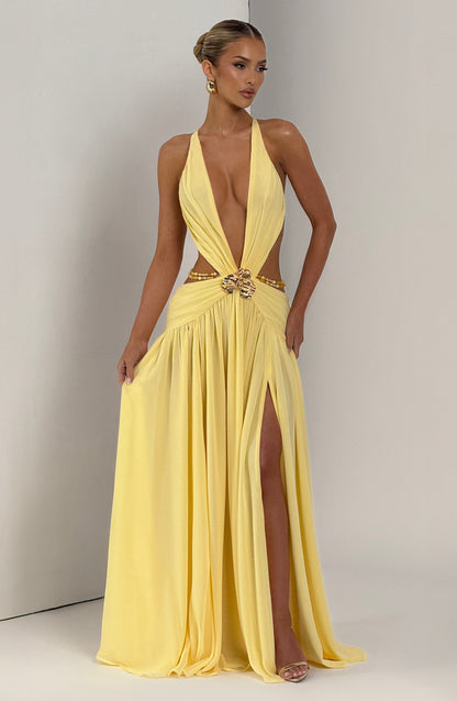 Vestidos Maxi Indiana - Limón