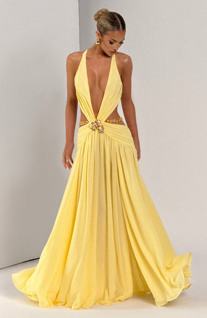 Vestidos Maxi Indiana - Limón