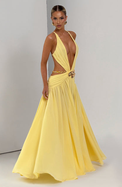 Vestidos Maxi Indiana - Limón