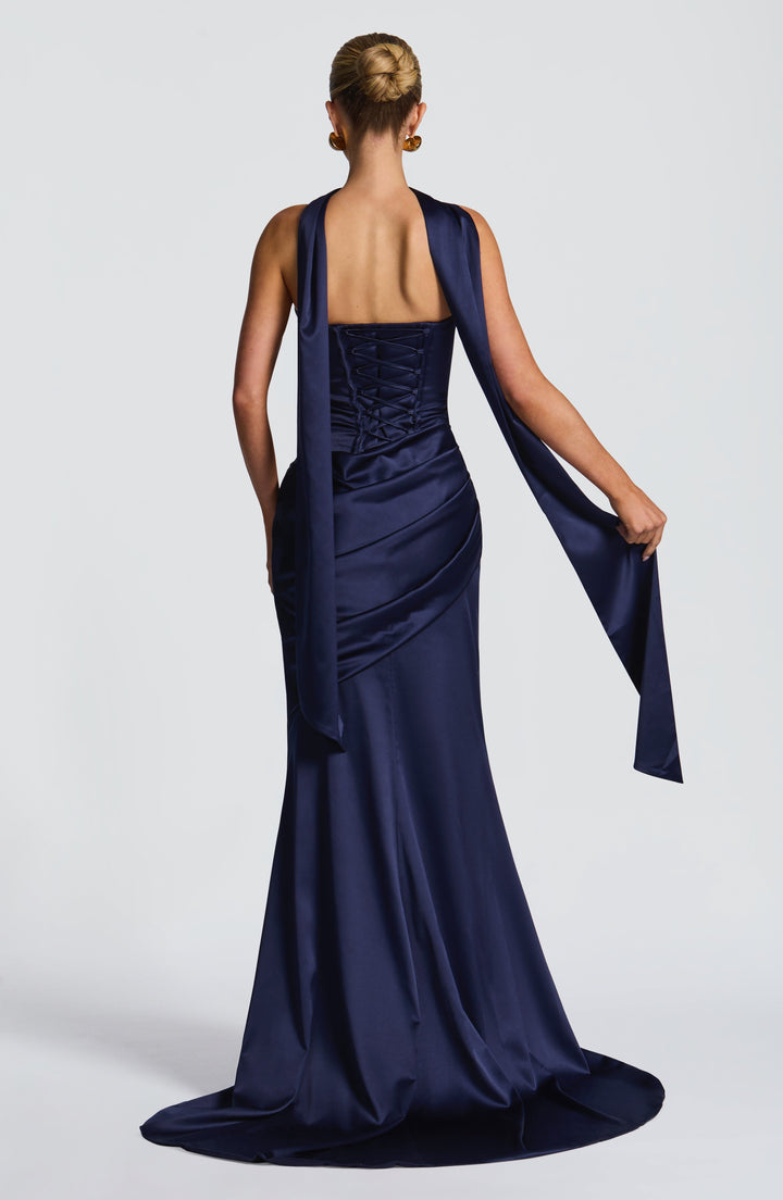 Vestidos Maxi Kensington - Azul Oscuro