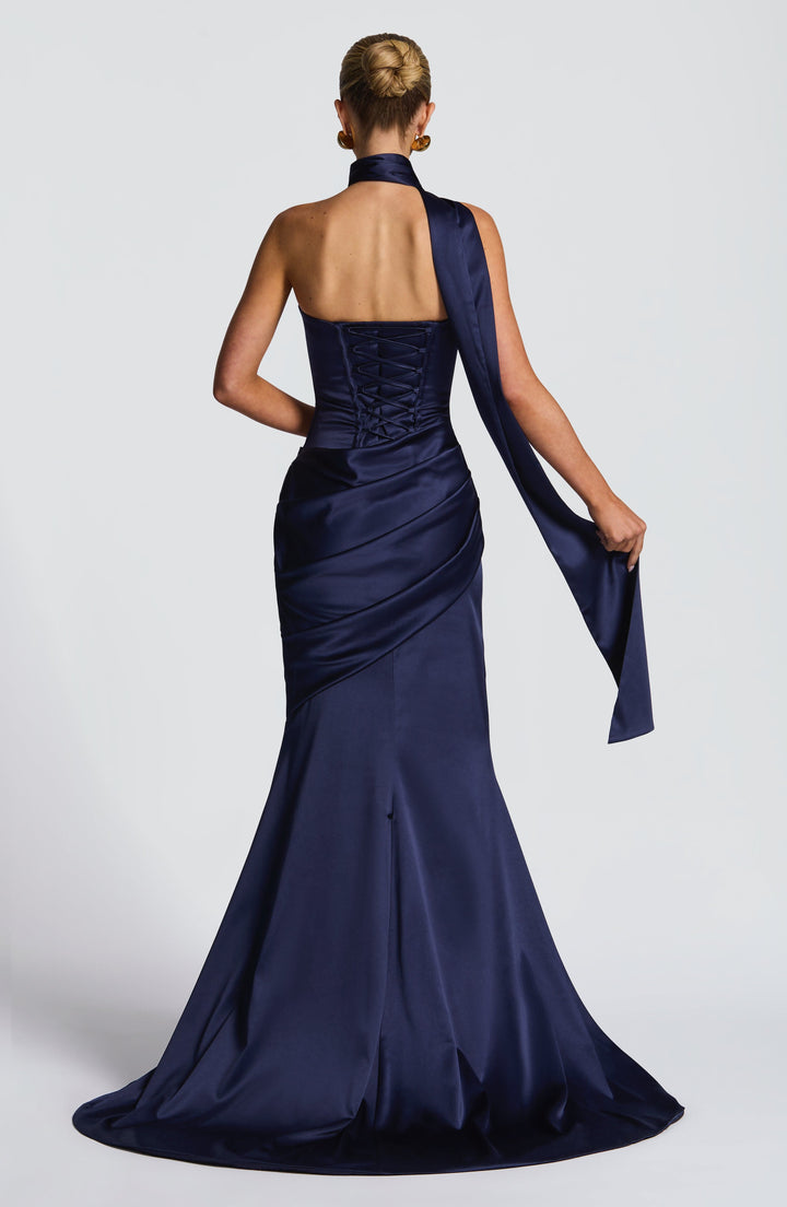 Vestidos Maxi Kensington - Azul Oscuro