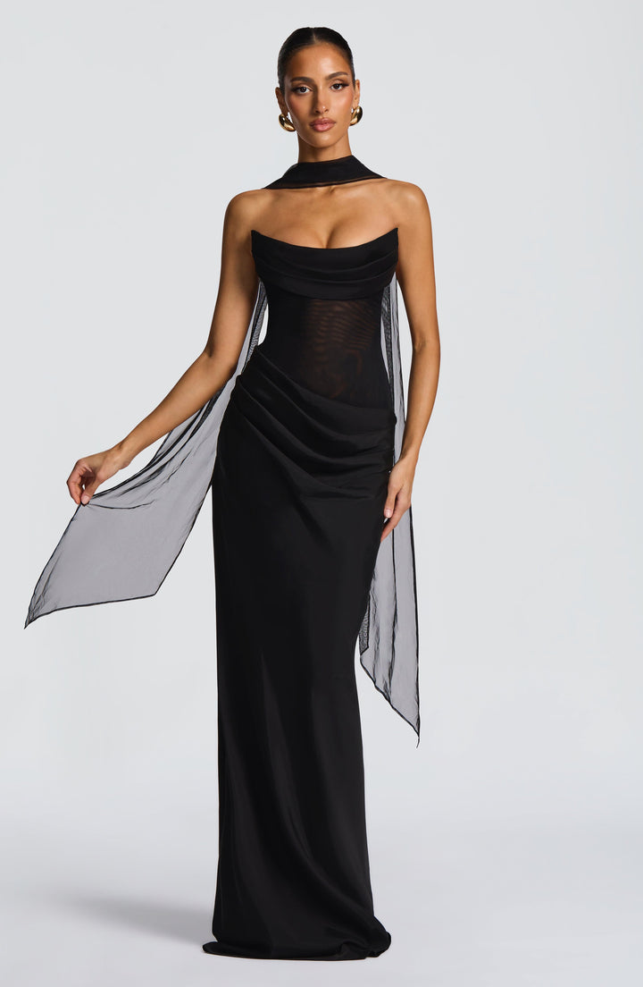 Vestidos maxi Liara - Negro