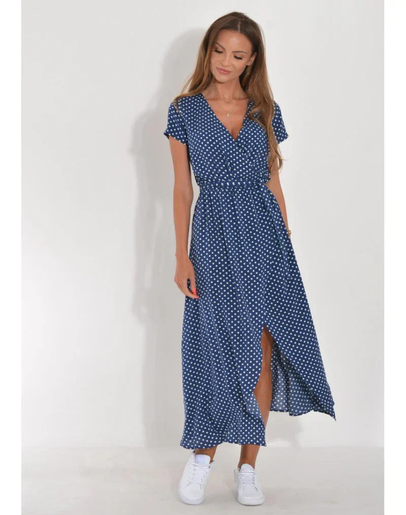Susan - Vestido elegante con cuello en V