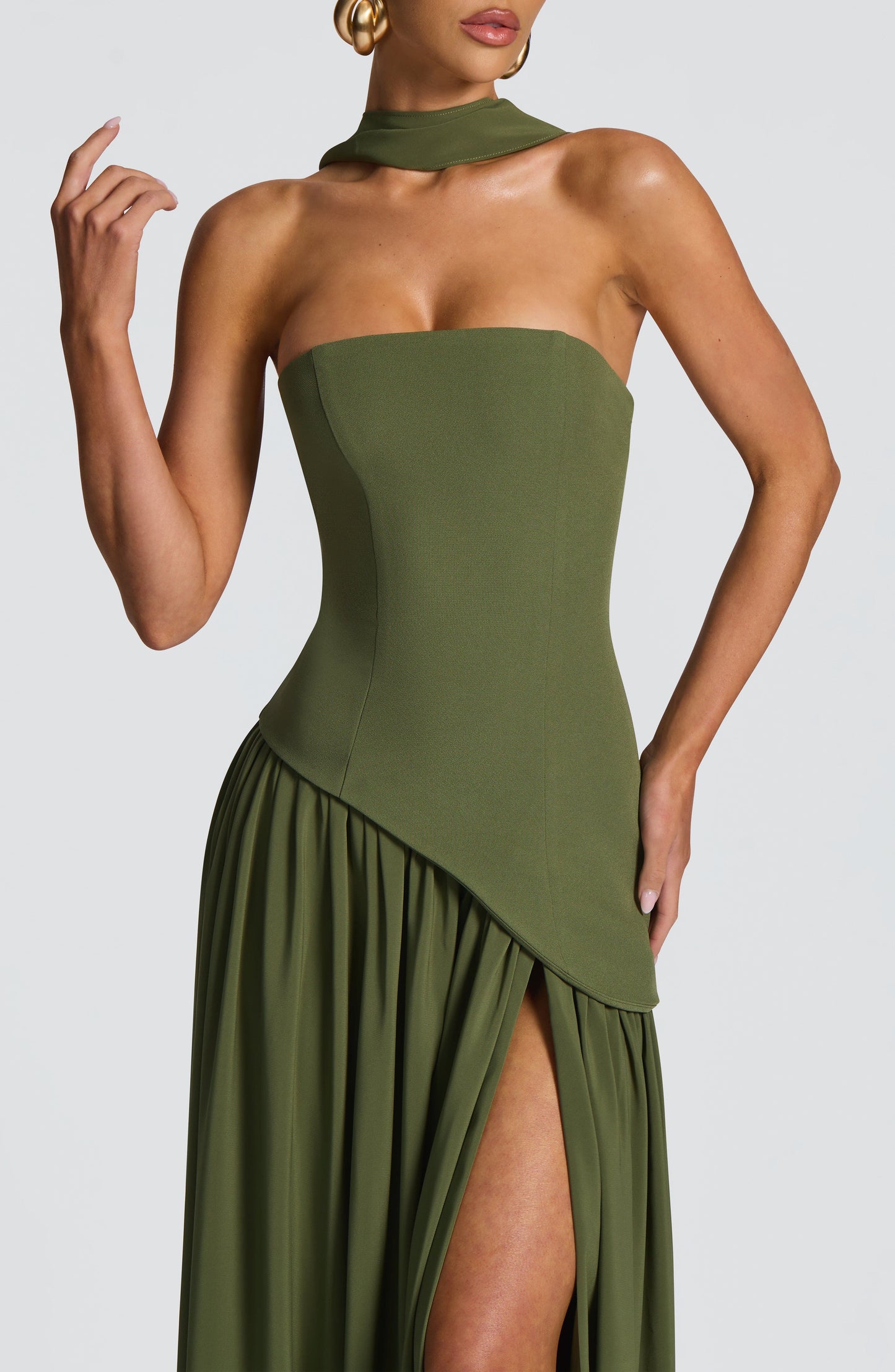 Vestidos Maxi Malía - Caqui