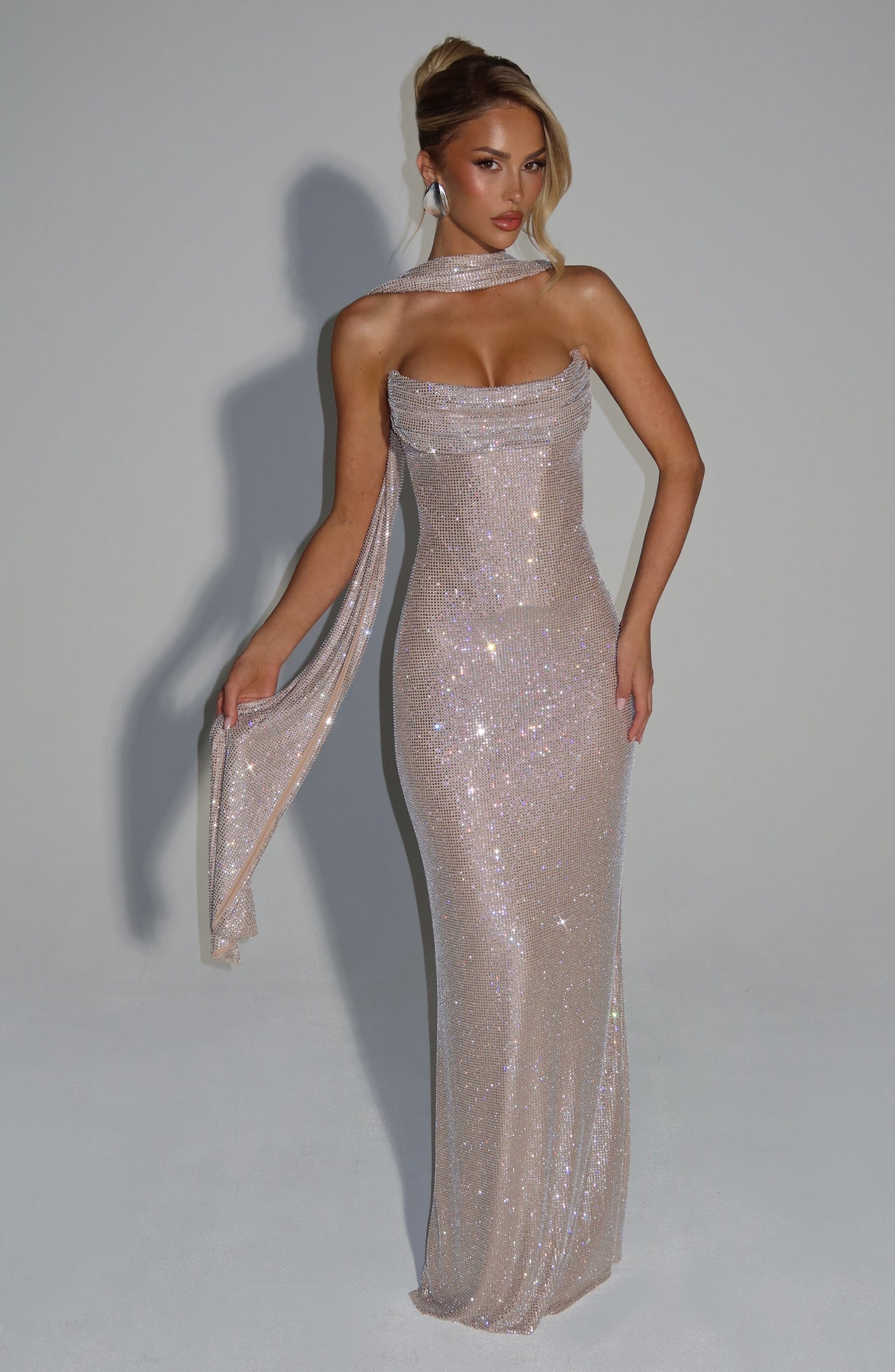 Vestido Mirabella Maxi - Nude