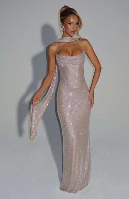 Vestido Mirabella Maxi - Nude