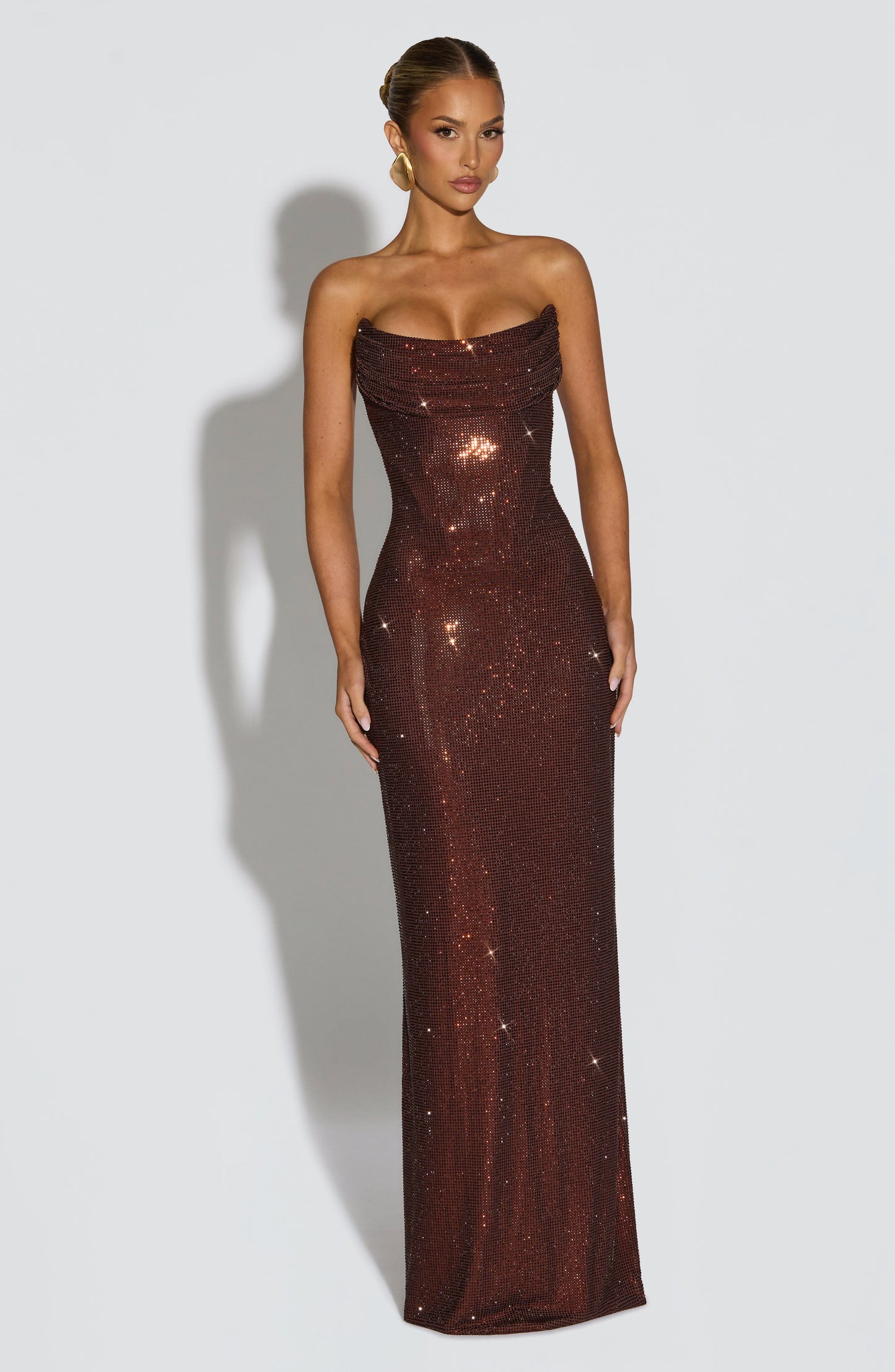 Vestidos Maxi Mirabella - Marrón Ciruela