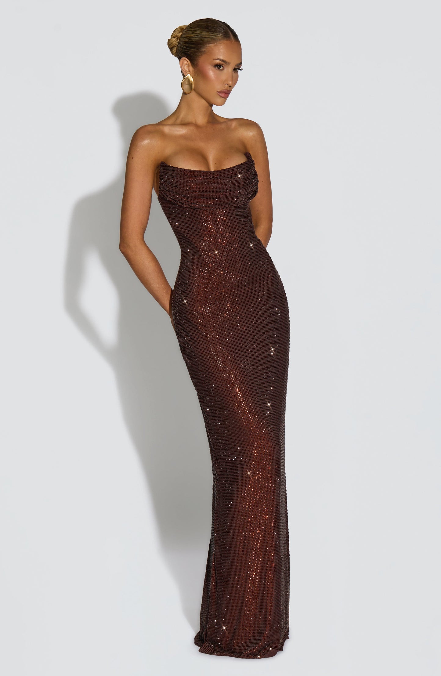 Vestidos Maxi Mirabella - Marrón Ciruela