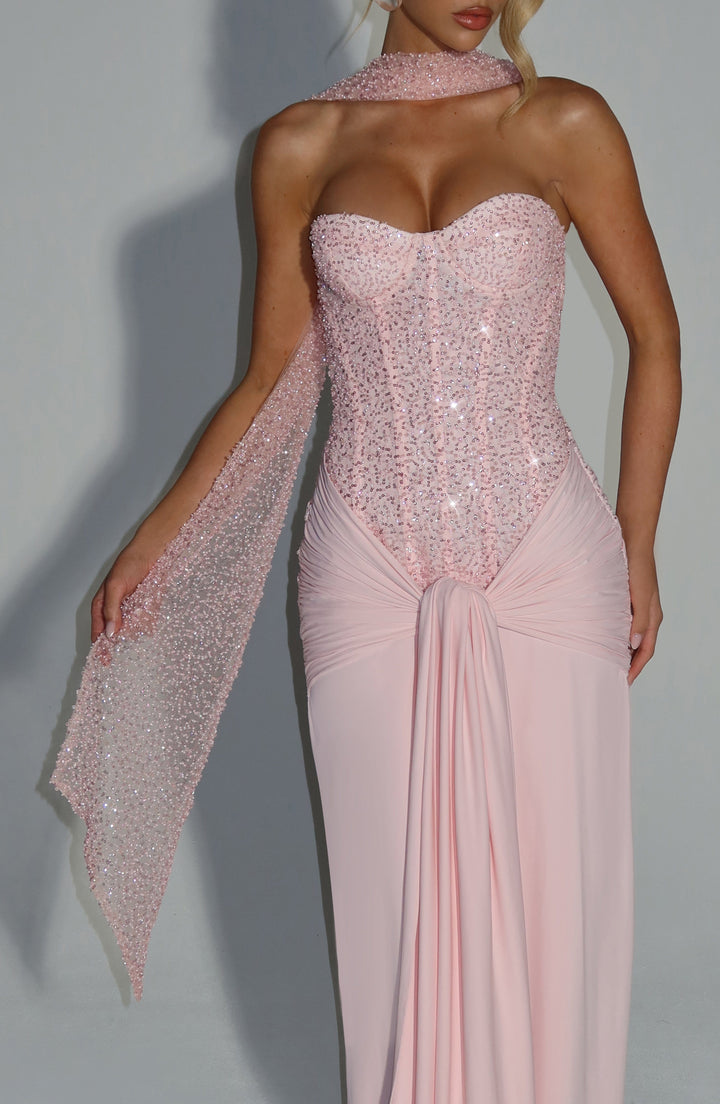 Bufanda Mia - Rosa Pálido