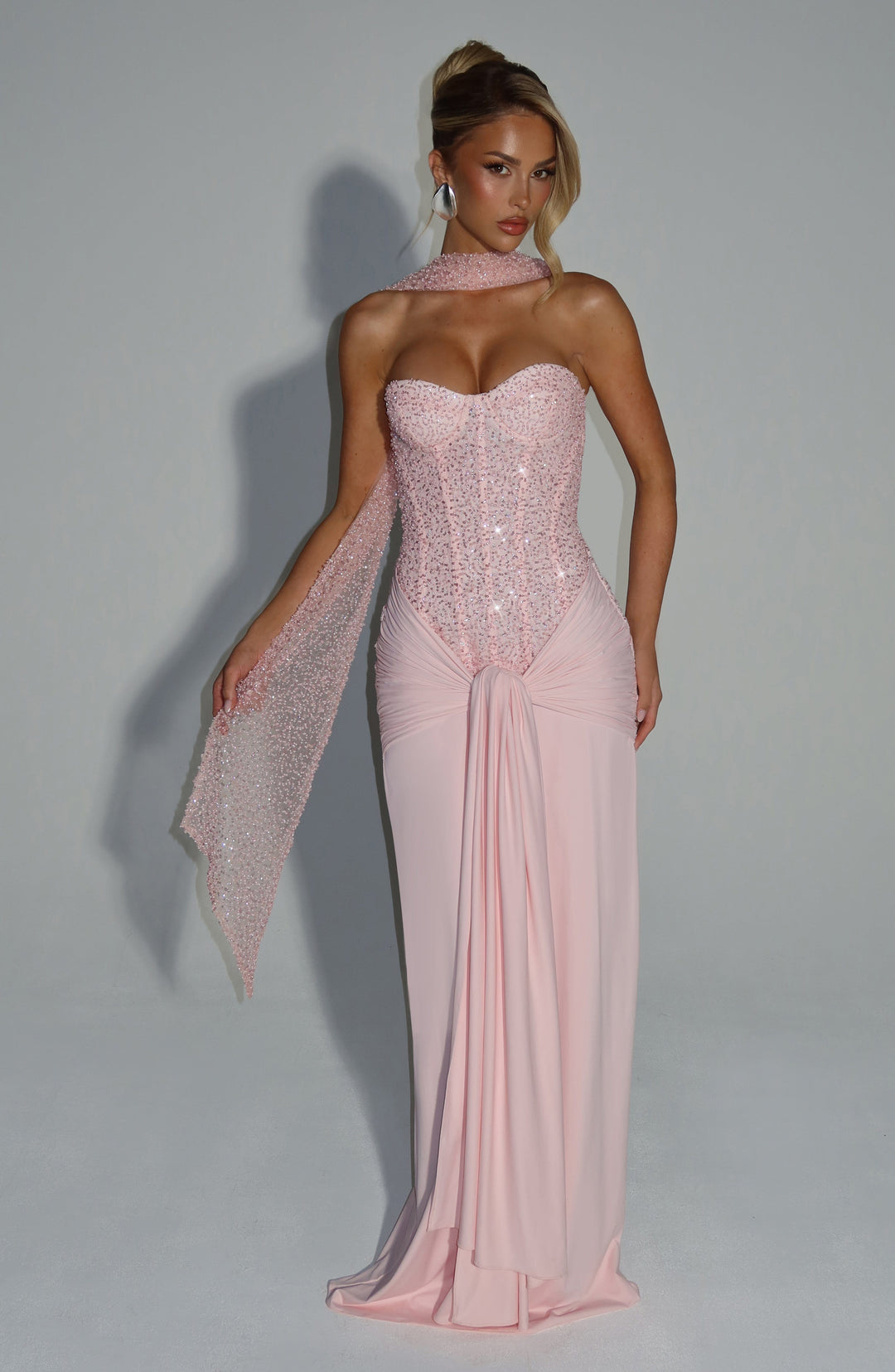 Bufanda Mia - Rosa Pálido