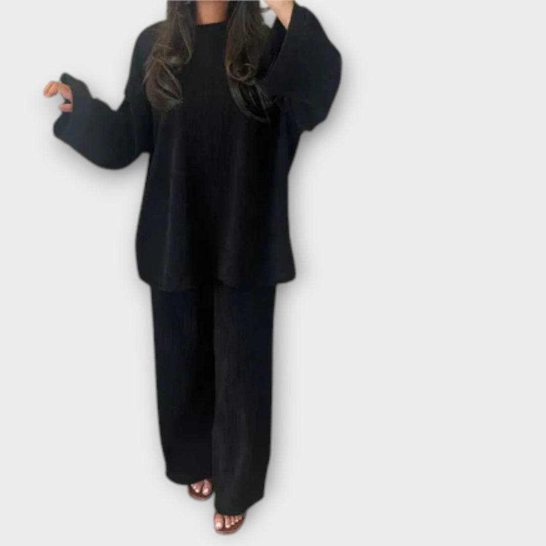 Volira – Conjunto de salón con un diseño de estructura serena