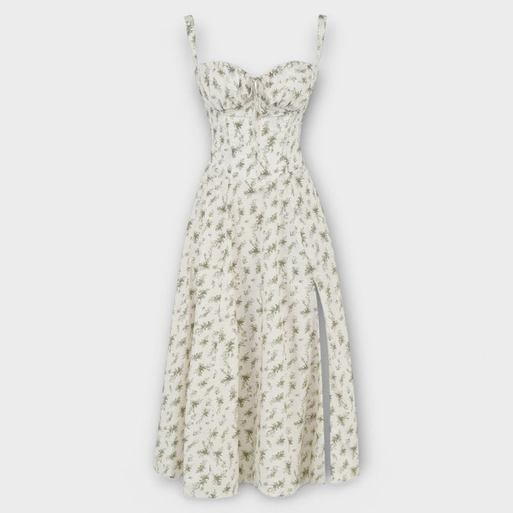 Vestido midi con bolsillos - Kiyona