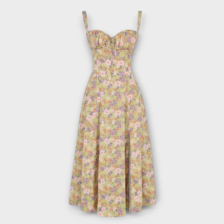 Vestido midi con bolsillos - Kiyona