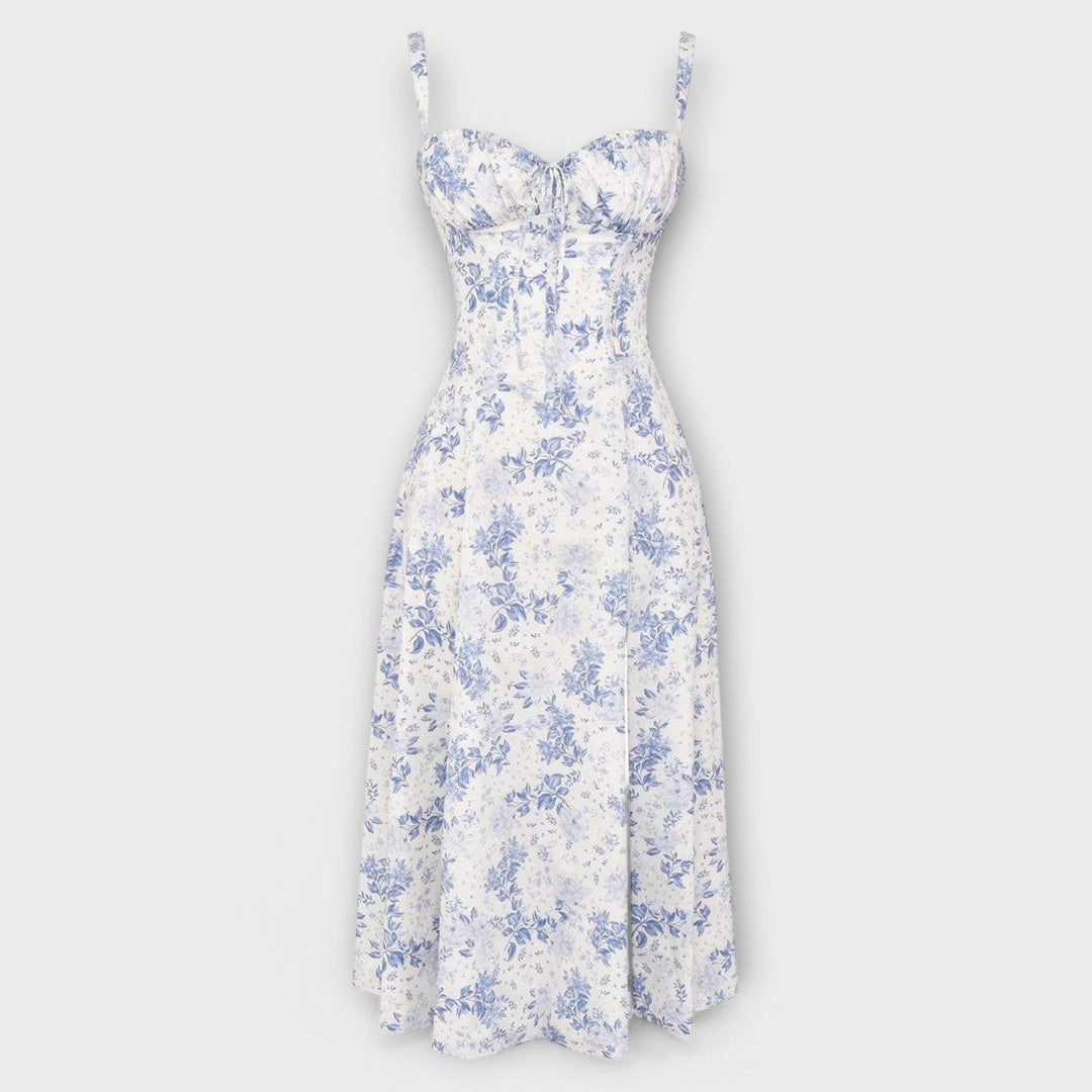 Vestido midi con bolsillos - Kiyona