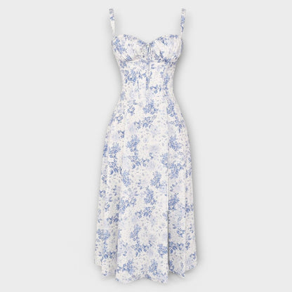 Vestido midi con bolsillos - Kiyona