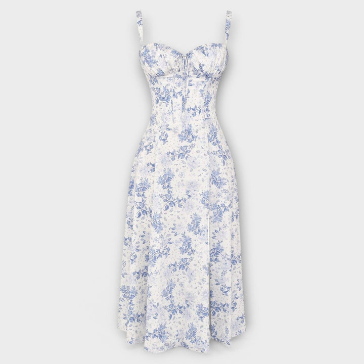 Vestido midi con bolsillos - Kiyona