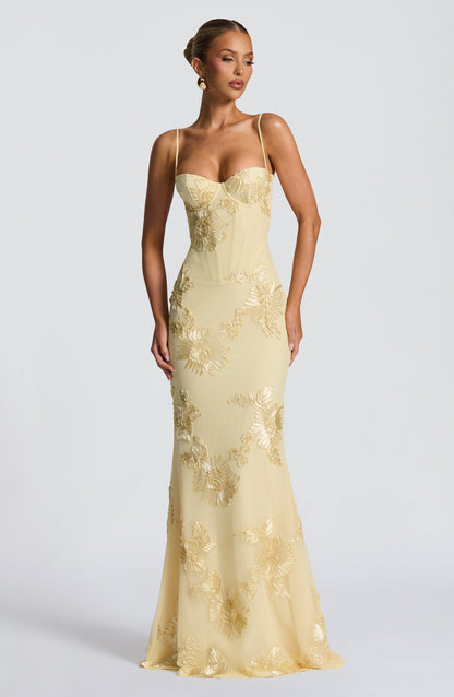 Vestidos Maxi Nefertiti - Limón