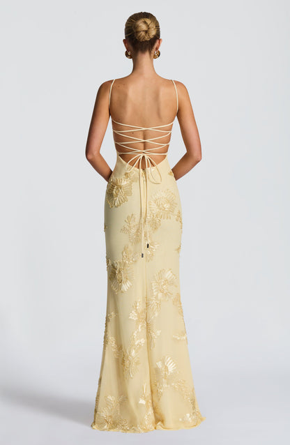 Vestidos Maxi Nefertiti - Limón