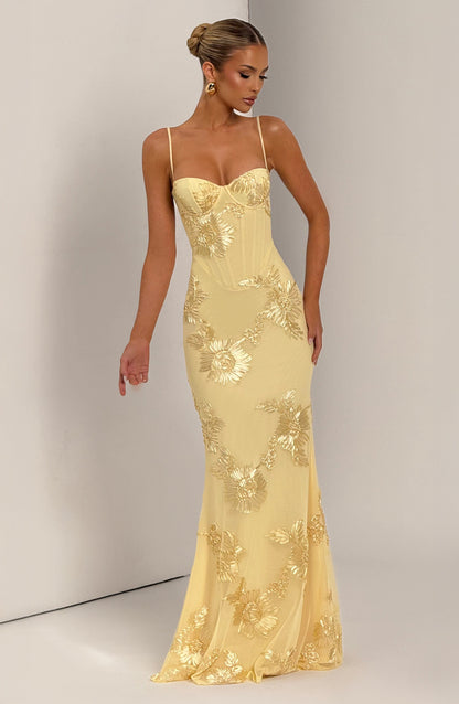 Vestidos Maxi Nefertiti - Limón