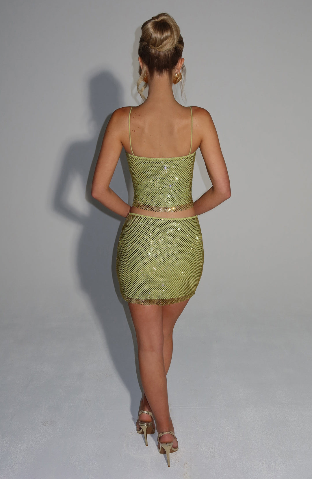 Falda mini Nila - Oliva