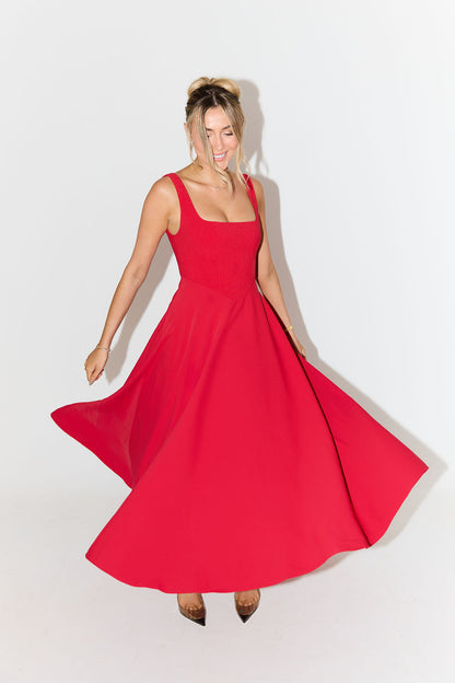 Emilia™ | Vestido midi fluido eterno