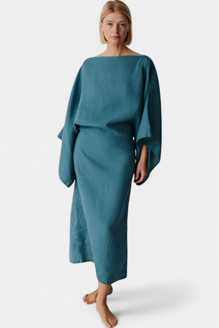 Vestidos Kimono de Lino y Algodón