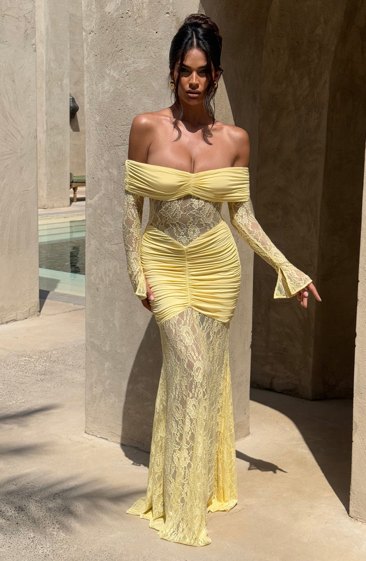 Vestido Maxi Sauline - Limón