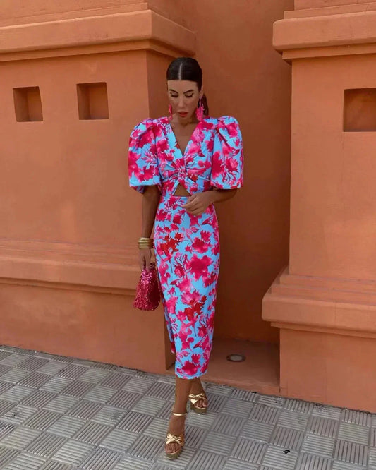 Simona | Vestido midi de moda