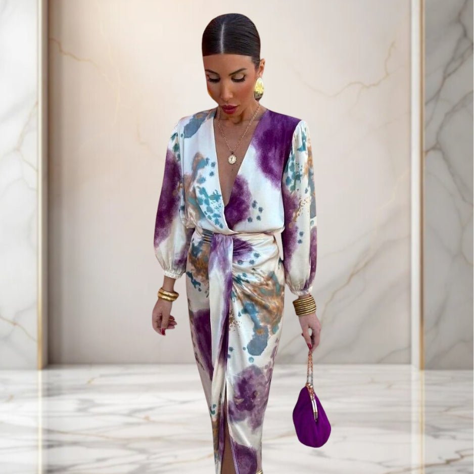 Valeria | Vestido elegante con cinta en la cintura