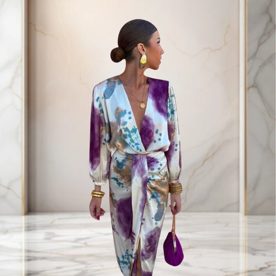 Valeria | Vestido elegante con cinta en la cintura