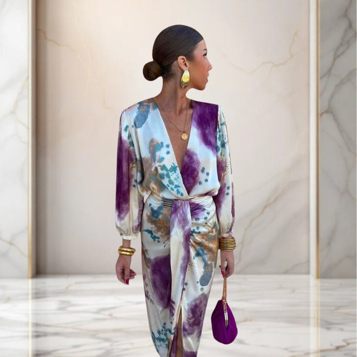 Valeria | Vestido elegante con cinta en la cintura