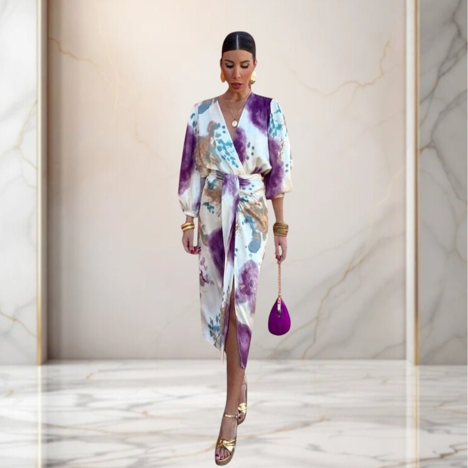 Valeria | Vestido elegante con cinta en la cintura