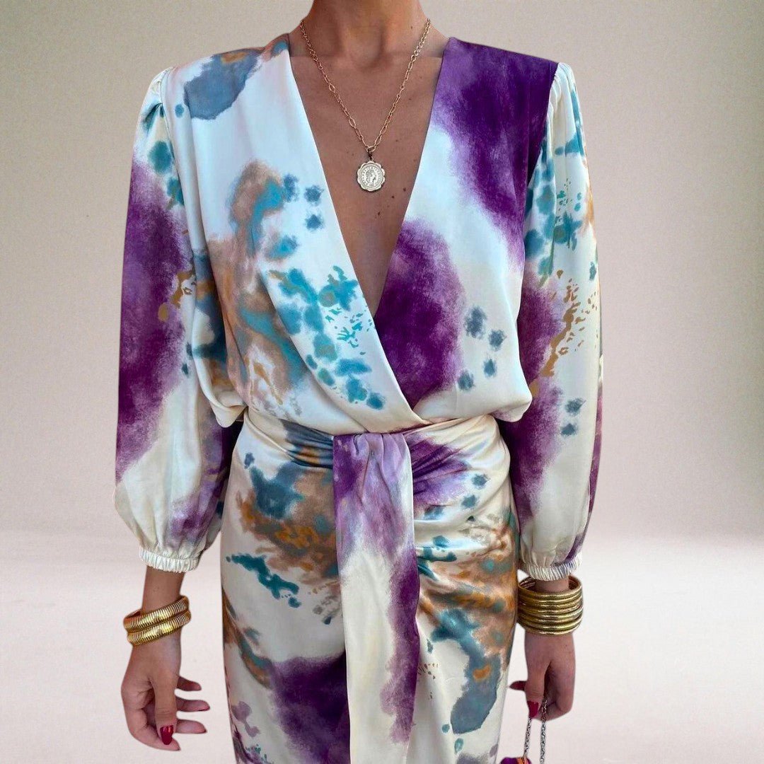 Valeria | Vestido elegante con cinta en la cintura