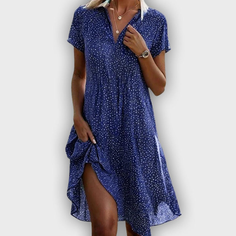 Vestido A-Line Elegante de Diseño Retro-Chic