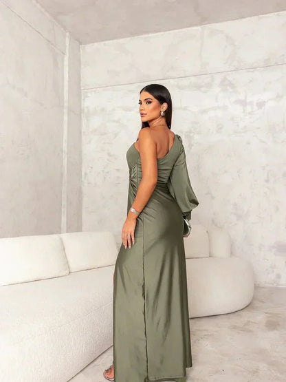 Victoria™ | Vestido de seda elegante con abertura