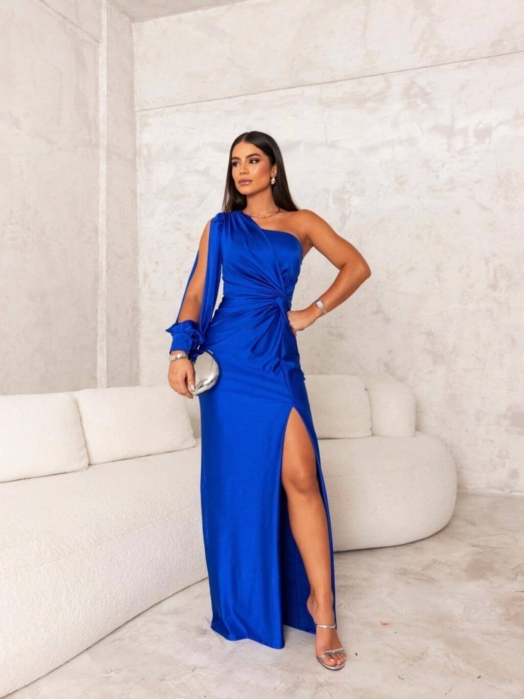 Victoria™ | Vestido de seda elegante con abertura
