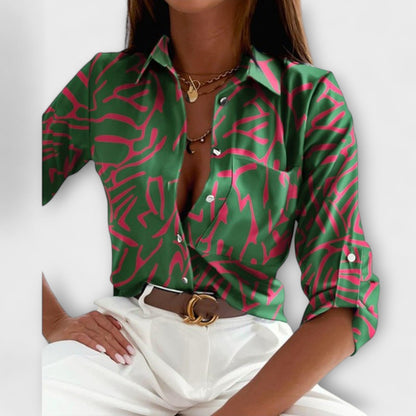 Camisa clásica con cuello – Elegancia y comodidad diaria