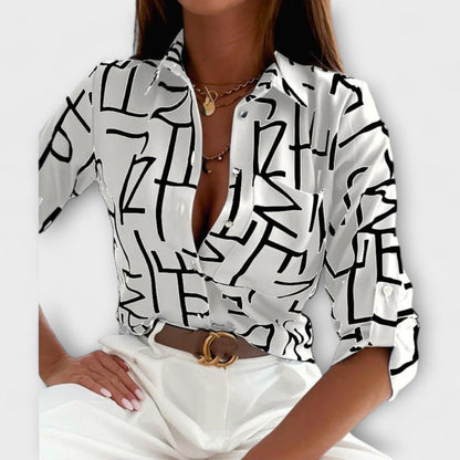 Camisa clásica con cuello – Elegancia y comodidad diaria