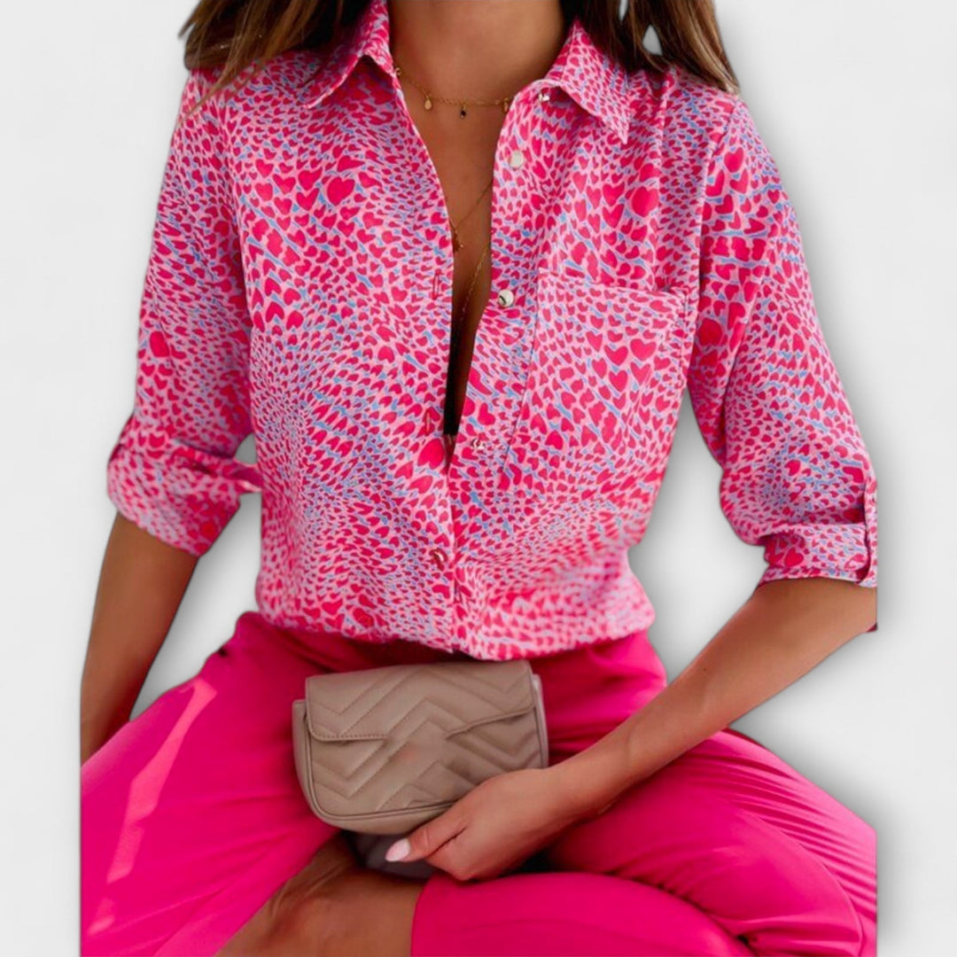 Camisa clásica con cuello – Elegancia y comodidad diaria